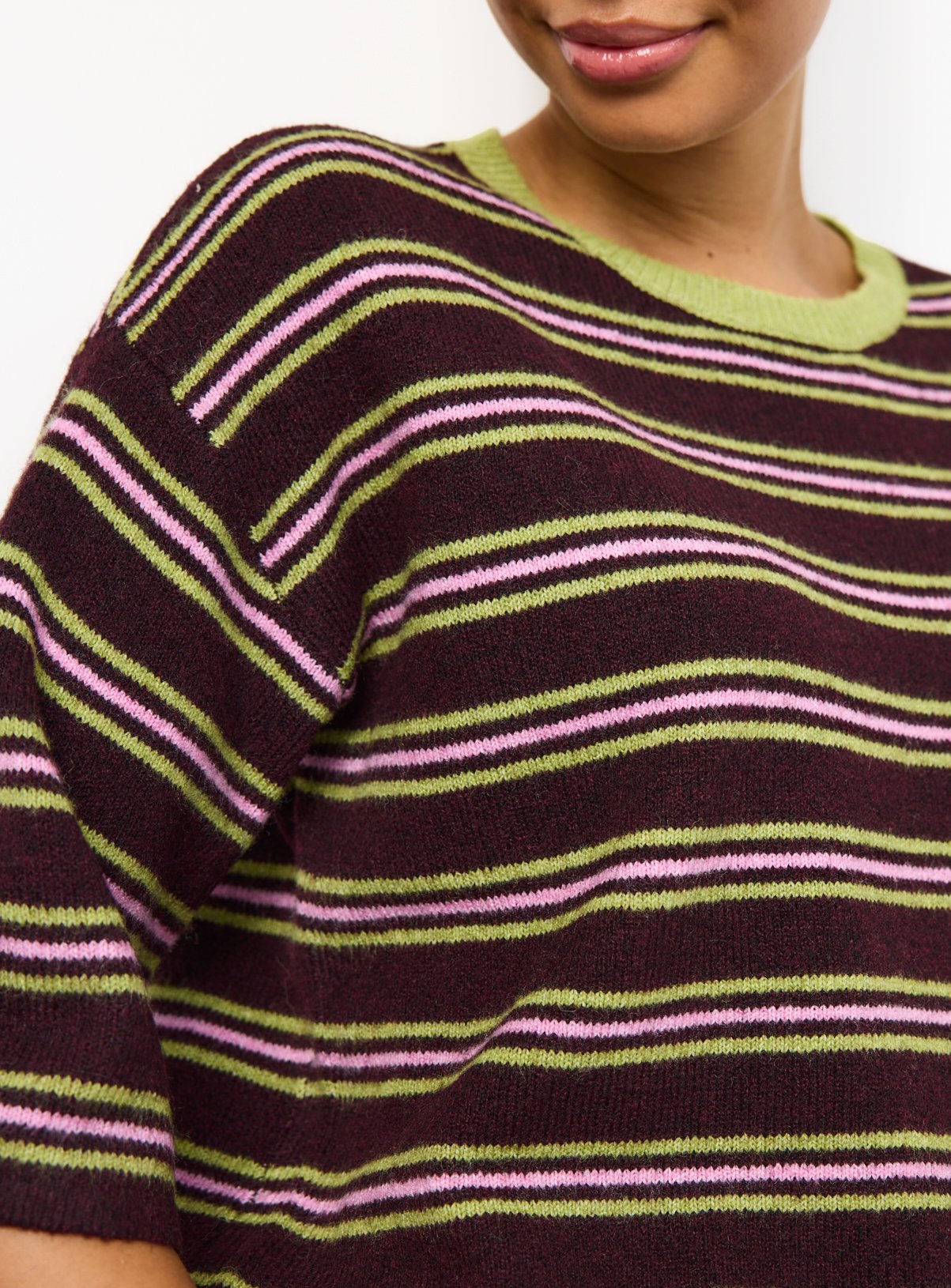 Jewel Stripe Knitted Top S - Image 3 thumbnail